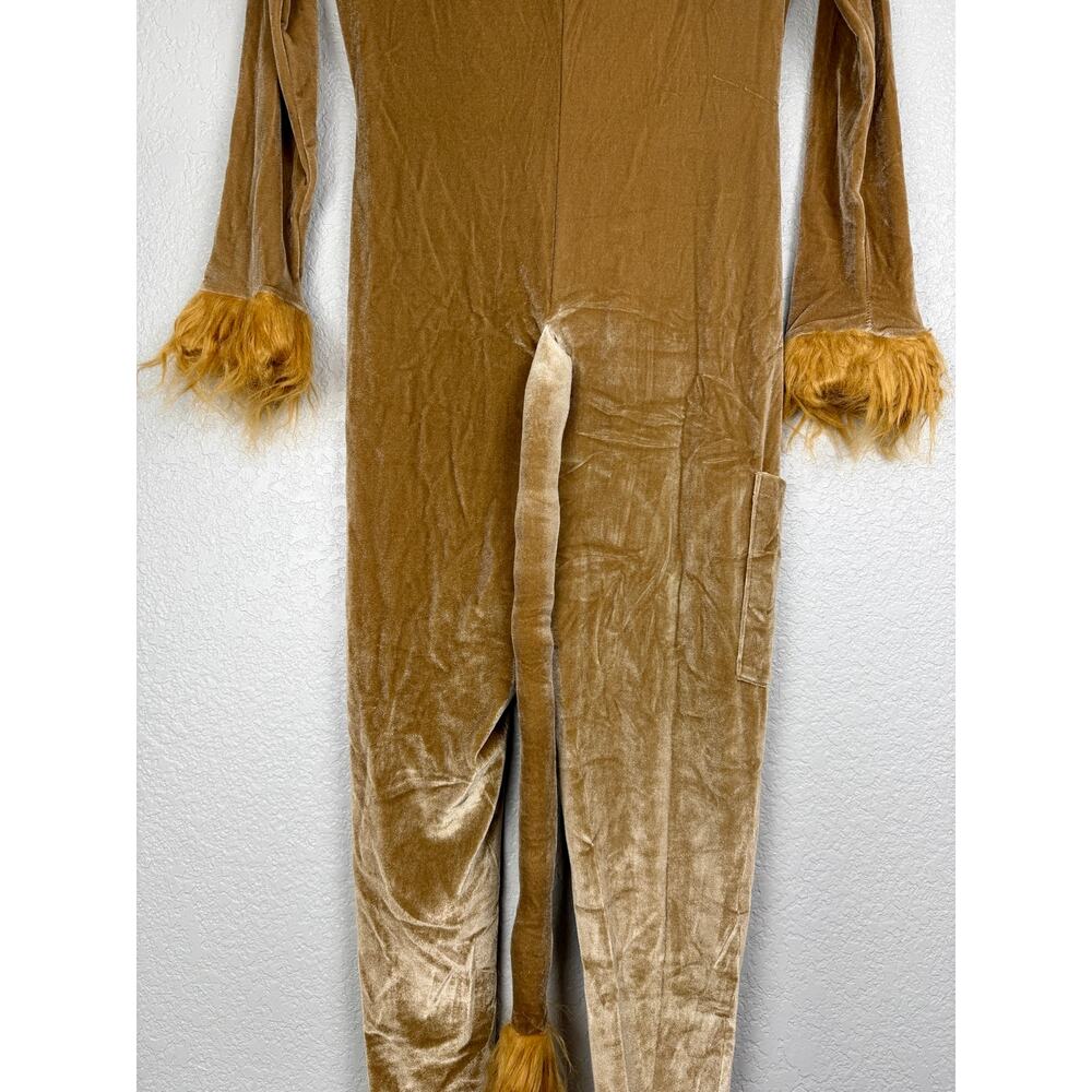 Tipsy Elves NWT Lion Costume Faux Fur Bodysuit M Halloween Party Cosplay Cute - Picture 9 of 12